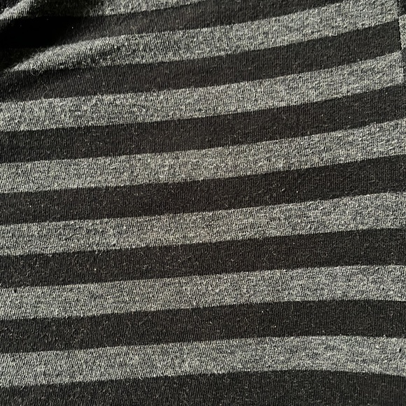 Calvin Klein Performance Quick Dry Long Sleeve Striped Gray/Black  Size S - Picture 6 of 7